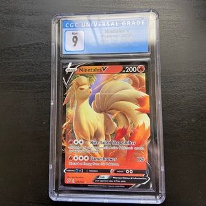 Ninetales V Pokemon 2020 graded